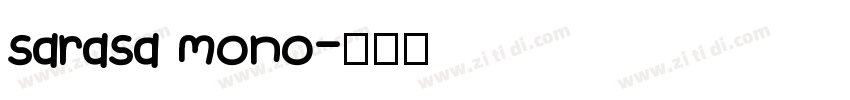 sarasa mono字体转换